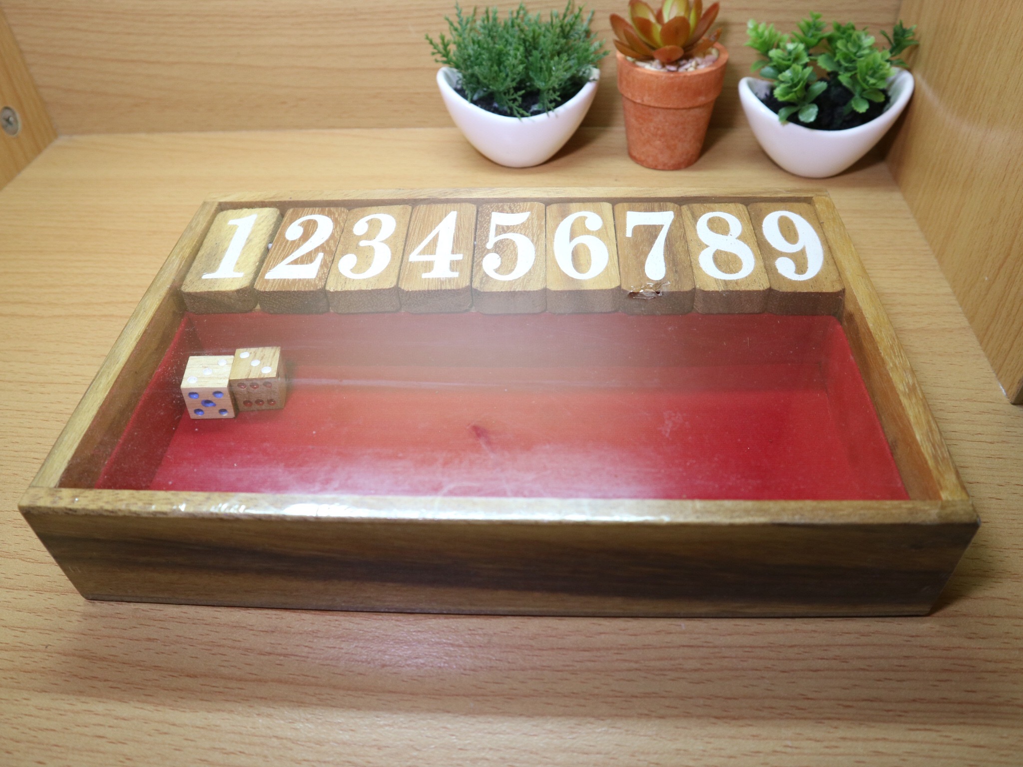 เกมปิดกล่องขนาดเล็ก (Shut the box Size S)