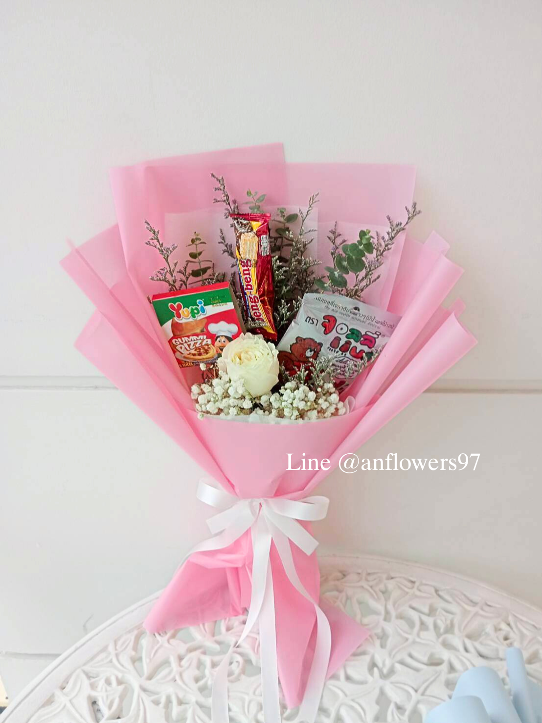 ช่อดอกไม้ขนม