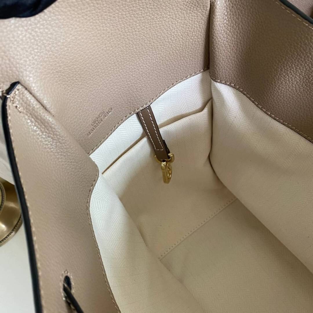 พรีเมี่ยมกิ๊ฟแท้ 100% 】งานหนังแท้ LOEWE Hammock small leather tote bag