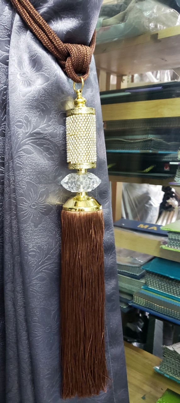 สายรวบม่าน รุ่น เฮอริเทจ(Heritage) สีน้ำตาลเข้ม (ราคาต่อ1ชิ้น)