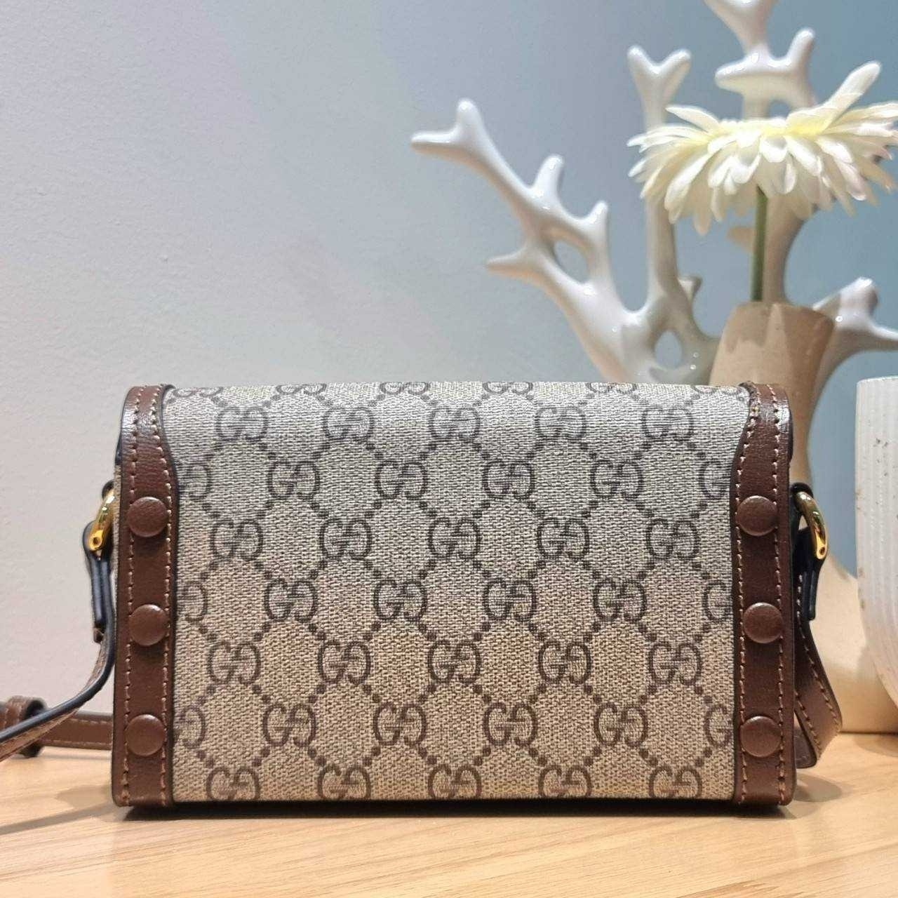 Gucci Horsebit 1955 mini bag / Gucci crossbody horizon mini bag กระเป๋าสะพายข้างขนาดกำลังดี สวยอยู่ทรง แฝงความหรู