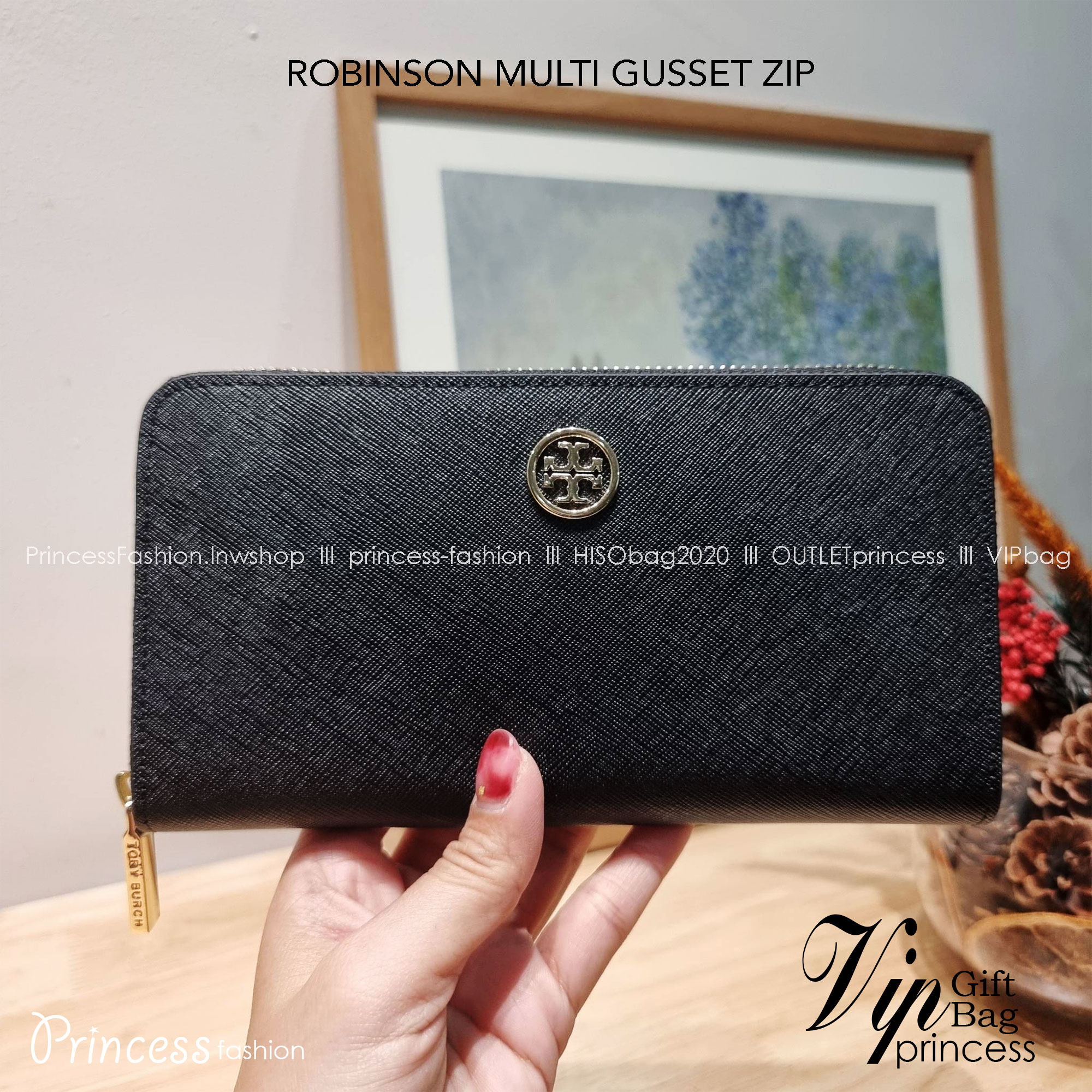 TORY BURCH ROBINSON MULTI GUSSET ZIP CONTINENTAL WALLET รุ่นหายาก พร้อมสีน่ารักน่าใช้ ต้อนรับเดือนแห่งความรัก!! กับกระเป๋าสตางค์ใบยาว ขนาดกำลังพอเหมาะ ดีไซน์เรียบหรู