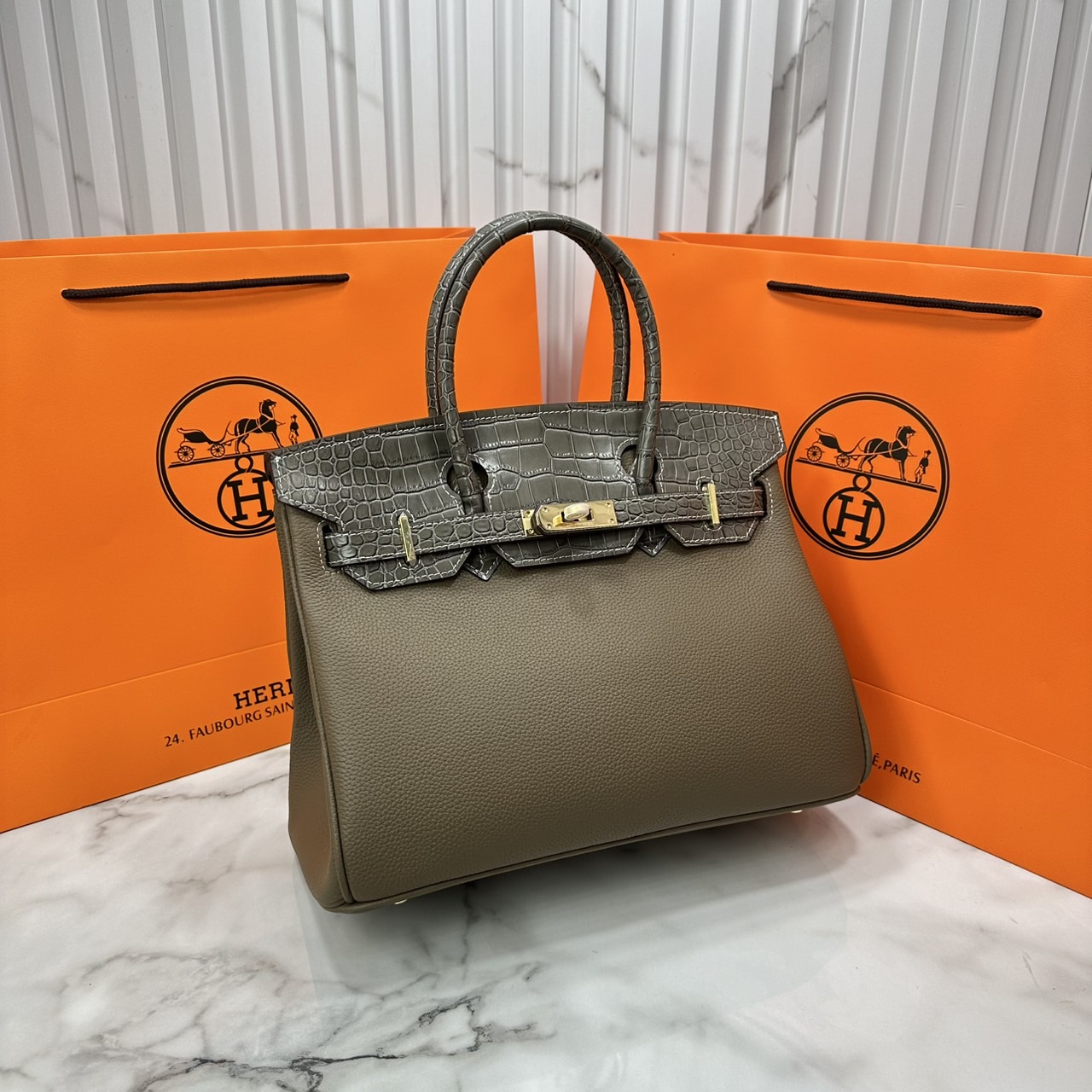 ORI หนังแท้ | Hermes Birkin 25 Bag กระเป๋าสะพายที่สุดแห่งหรูหราลัคชู นิยามของความสง่างามเหนือกาลเวลา แบรนด์เนมในฝัน งดงามดั่งเจ้าหญิง