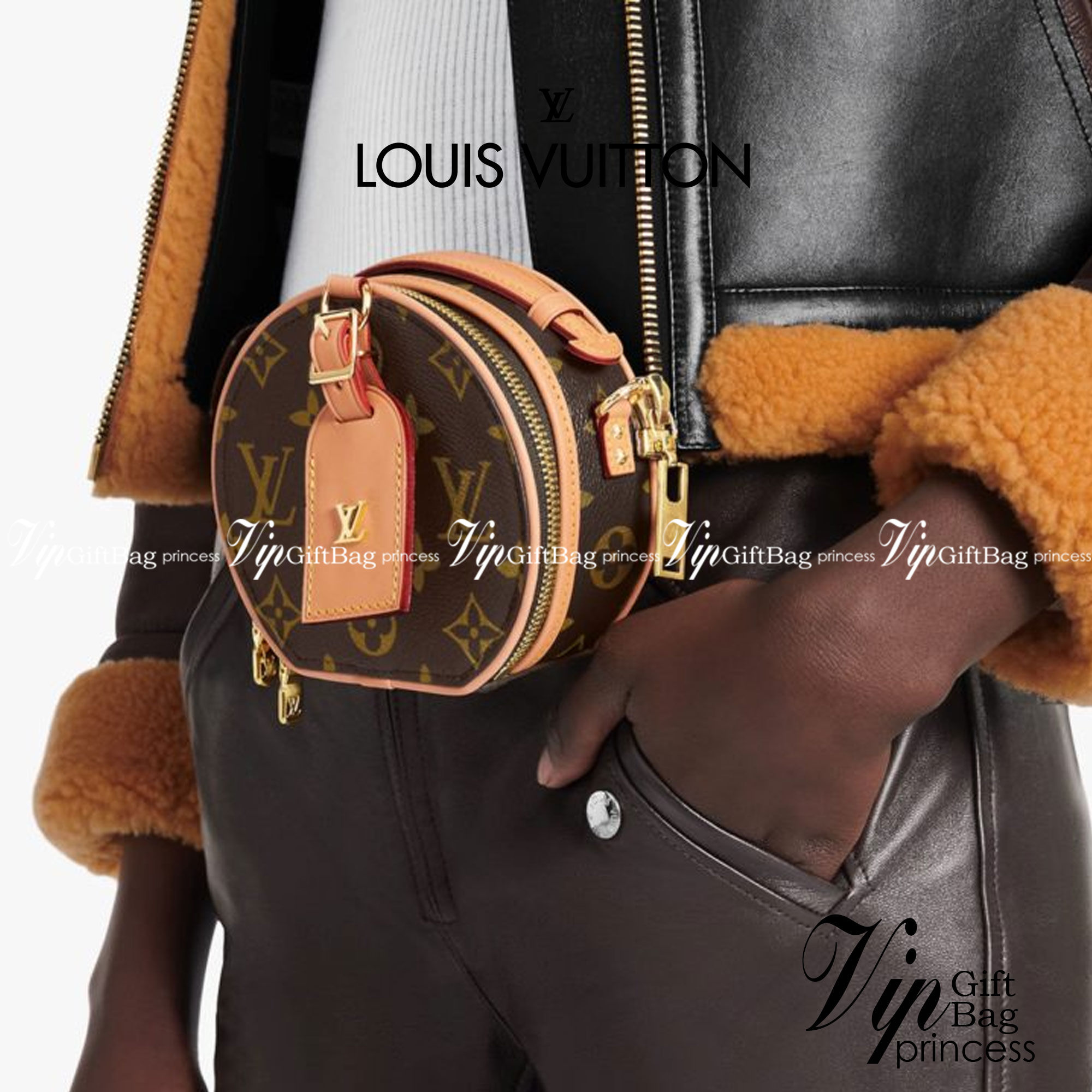 หนังแท้ LOUIS VUITTON MINI BOITE CHAPEAU พร้อมส่งที่ไทย งานหนังแท้เกรดเทพออริจินอล ไปไหนก็ได้ทั่วโลก สวยมากกกก ภาพสินค้าถ่ายจากงานขายจริงค่ะ