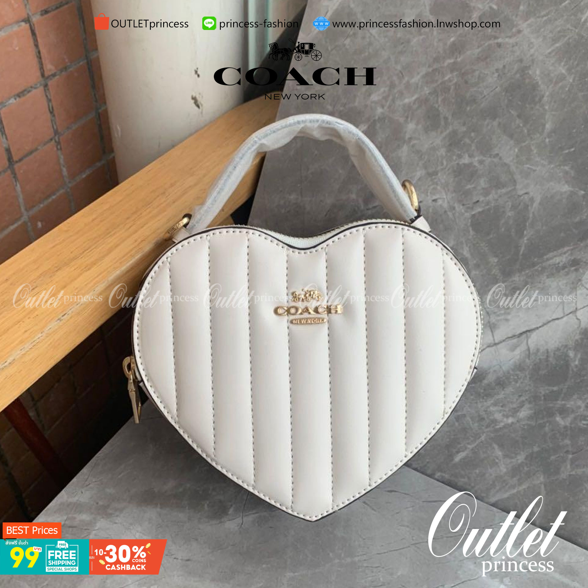 COACH HEART CROSSBODY BAG ((C5118//C5119)) 💥Limited edition หลงรักแน่นอน💋 พร้อมส่งที่ไทยก่อนใครวันนี้! ✔️กระเป๋ารูปหัวใจน่ารักมากๆค่ะ หนังแท้อย่างดีสวยงาม