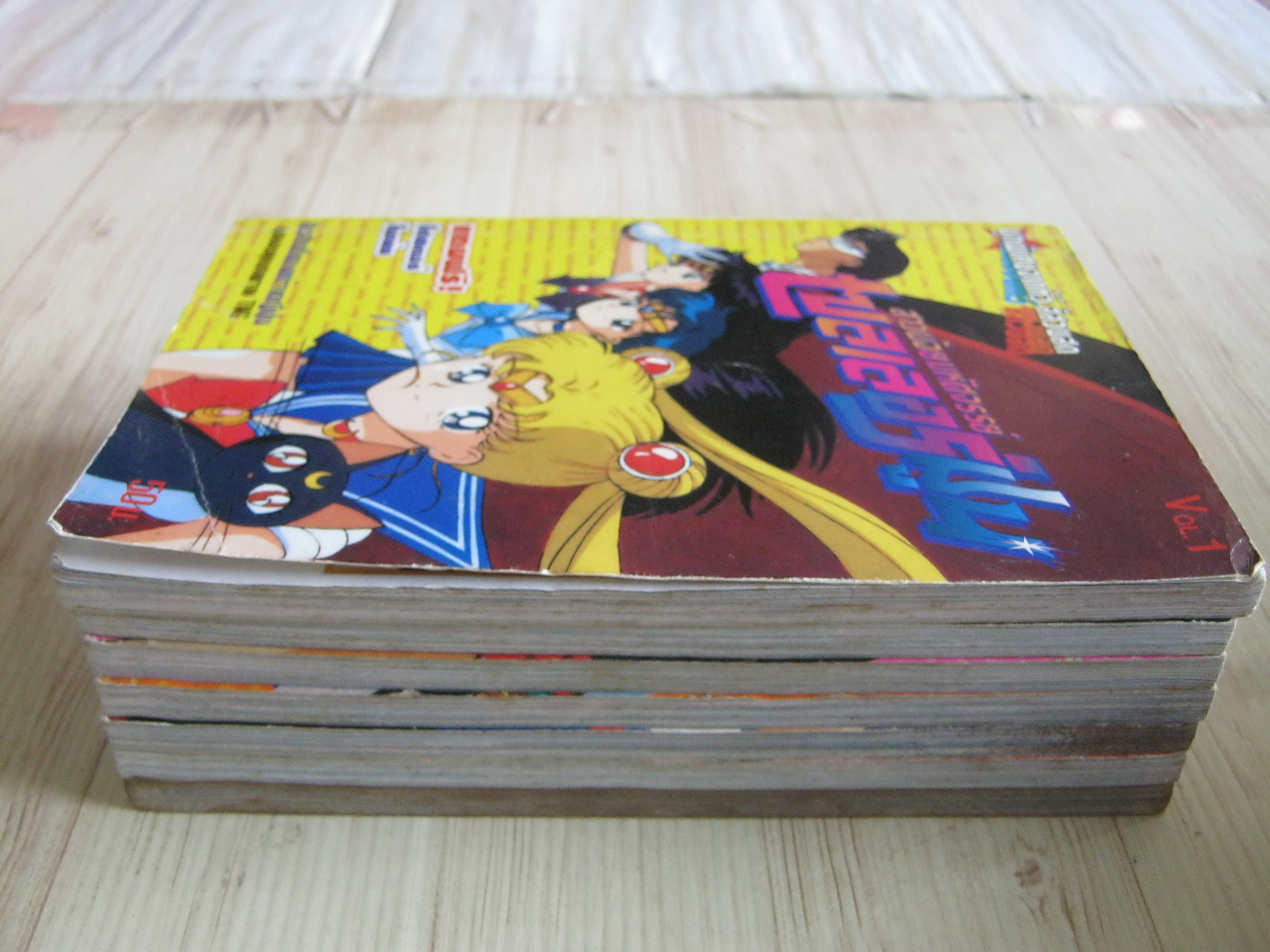 สาวน้อยมหัศจรรย์เชลเลอร์มูน ชุด เล่ม 1-8 (ขาดเล่ม 7) พิมพ์สีทั้งเล่ม