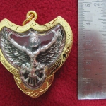 สินค้าหมดค่ะ จี้พญาครุฑเนื้อเงินเลี่ยมทองไมครอนพร้อมใบคาถาค่ะ