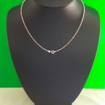 สินค้าหมดค่ะ สร้อยคอผู้หญิงสองกษัตริย์เงินทองลายไข่ปลาตัดค่ะ