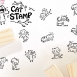 STAMP CAT SET