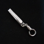 สินค้าหมดค่ะ แหนบห้อยพระสแตนเลส ลายไข่ปลาค่ะ