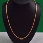 สินค้าหมดค่ะ สร้อยคอทองเหลืองลายผ่าหวาย(ใส่พระได้1องค์)แบบยาวค่ะ