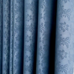 ผ้าม่านประตูก.270*ส.230ซม./ผืน รุ่นไอวี่ (Ivy) สีน้ำเงินเข้ม