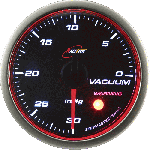 เกจ์วัดสุญญากาศ vaccuum หน้ามืด 60 mm [Angel ring]