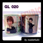 แก้วเซรามิค GL020 ลงรูปเป็นของขวัญ