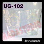 แก้วใส UG-102 สกรีน งานแต่งงาน