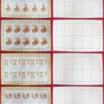 สินค้าหมดค่ะ แสตมป์สมเด็จพระสังฆราช สกลมหาสังฆปรินายก ชุด2 (เต็มแผ่น)ค่ะ