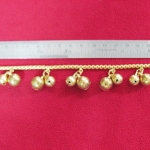 สินค้าหมดค่ะ สร้อยข้อมือทองเหลือง+จี้ลูกกระพรวนค่ะ