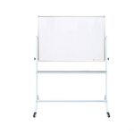 กระดานไวท์บอร์ดธรรมดา ล้อเลื่อน 1 หน้า 60x90 ซม