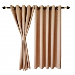 ผ้าม่าน ก.290*ส.180ซม./ผืน รุ่นคริสตัล สีน้ำตาลอ่อน