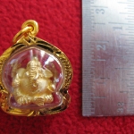 สินค้าหมดค่ะ จี้พระพิฆเนศปางรีนาโมจัน คณปติ(ช่วยขจัดหนี้สิน อุปสรรค ทวีทรัพย์)ทรงอ้วน เนื้อทองพ่นทรายเลี่ยมทองไมครอนพร้อมใบคาถาค่ะ