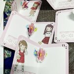 การ์ดป๊อปอัพ การ์ตูน ญ / ช