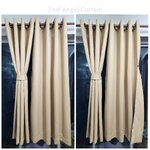 Zeal Angel ผ้าม่าน กันแสง ก.270*ส.150ซม./ผืน รุ่นคลาสซี่ (Classly) สีน้ำตาล (แถมสายรวบผ้าม่าน)