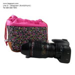 Camera insert ไส้ในใส่กล้องกันกระแทก ลายดอกไม้