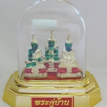 สินค้าหมดค่ะ พระแก้วมรกต3ฤดู(พระคู่บ้านคู่เมือง)(ตั้งบูชาหน้ารถ)ครอบแก้ว แบบ2ค่ะ