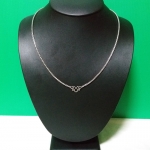 สร้อยคอสแตนเลสลายผ่าหวายแบบสั้น ความยาวทั้งเส้น 20 นิ้ว(ใส่พระได้1องค์)ค่ะ