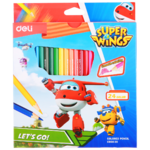 สีไม้ยาว 24สี Super Wing C00820