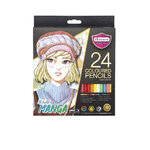 สีไม้ยาว 24สี มาสเตอร์อาร์ต MANGA