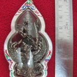 สินค้าหมดค่ะ องค์พระนารายณ์ทรงครุฑ เนื้อเงิน เลี่ยมเงินไมครอนลงยา พร้อมใบคาถาค่ะ