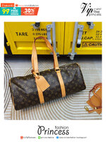 LV Papillon 45 Keepall Monogram Canvas Bag กระเป๋าสะพายใบยาวขนาดพิเศษ โดดเด่นไม่เหมือนใคร ใหม่ล่าสุด ชนช็อป เก๋เท่ก่อนใคร Spring-Summer 2026 Collection