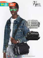 DIOR HIT THE ROAD MESSENGER BAG CD Diamond Canvas and Smooth Calfskin เกรดเทพออริจินอล หนังแท้ งานดีสุด ภาพถ่ายจากงานขายจริง ใช้งานต่างประเทศได้