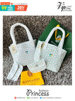 พร้อมส่ง 4 สี Goyard claire voie Mini Tote Bag กระเป๋าทรงโท้ทมินิ เกรดออริ สลับแท้ 1:1 ใช้ต่างประเทศได้