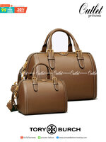 TORY BURCH T Monogram Color-block Barrel Duffle พร้อมส่งที่ไทย สวยก่อนใคร มี2ขนาด ไม่มีคือพลาดจร้าา😘 ✔️กระเป๋าทรงหมอน วัสดุหนังแท้ชั้นดีที่สุด หนังเรียบนิ่มสวย ✔️เปิดปิดกระเป๋าด้วยซิปคู่แบบมีหนังห้อย ภายในกว้างมากสำหรับไซด์นี้ หายห่ว