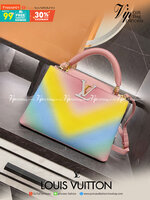 VIP 】หนังแท้ LV Louis Vuitton rainbow shoulder bag กระเป๋าสะพายมาใหม่สีเรนโบทรงtote อะไหล่สีทองสวยหรู มาพร้อมสายสะพายยาว คอลเลคชั่นใหม่ล่าสุด พร้อมเสิร์ฟความสวยถึงบ้านเช่นเคย!! ดีไซน์ย้อนยุค ที่แอบแฝงความเรียบหรูดูแพงอยู่ในตัว โทนสีคอนทราส ทำให้ไอเท็มนี้ด