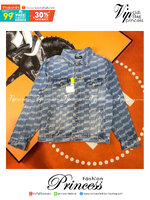 Balenciaga logo denim jacket / BALENCIAGA Jacket เกรดออริจินอล มีป้ายแท็กที่คอเสื้อ ใส่ได้ทั้งผู้หญิงผู้ชาย พร้อมส่งที่ไทย ภาพสินค้าถ่ายจากงานขายจริง ใช้งานต่างประเทศได้