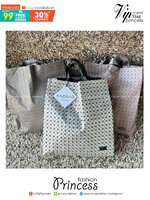 พร้อมส่ง 5 สี Baobao Issey Miyake Cart S geometric tote bag กระเป๋าถือทรงโท้ทลายเรขาคณิต 🧡 เกรดออริจินอล 1:1 สลับแท้ ใช้งานต่างประเทศได้