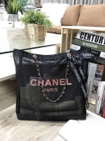 Vip Gift Premium Gift พรีเมี่ยมกิ๊ฟ แท้💯 ::: กระเป๋า Chanel Rose Gold Chain Shopping Bag + Ribbon