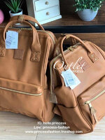 Anello polyurethane leather rucksack รุ่น Mini และ Classic กระเป๋าเป้จากแบรนด์เล็กๆมาสู่แบรนด์ดังทั้งในไทยและญี่ปุ่น วัสดุหนังpuแต่งลายหินอ่อนหนังนิ่ม กันน้ำได้ ภายในมีช่องเล็ก2ช่อง เปิดปิดด้วยซิปคู่ ปากกระเป๋าเป็นโครงสะดวกต่อการหยิบจับของภายใน ด้านข้างมี