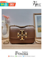 Tory Burch Bag / TORY BURCH ELEANOR SMALL CONVERTIBLE SHOULDER BAG ฮอตไอเท็ม รุ่นนี้ขายดีขายหมด สวยหรู คุณหนู ผู้ดี!! หายากมากแล้วน้า กระเป๋าสะพายข้าง ดีไซน์อยู่ทรง ขนาดกำลังสะดวกใช้ เปิด-ปิดด้วยแถบแม่เหล็ก