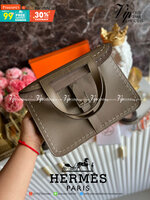 HERMES Halzan Bag Luxury Bag แบรนด์ดังงานหนังแท้สวย เกรดท็อปออริจินอล ภาพสินค้าถ่ายจากงานขายจริง