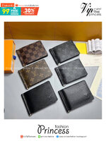 ORI หนังแท้ | LV Pince Money Clip Wallet / LV Short Wallet กระเป๋าสตางค์ใบสั้น กระเป๋าสตางค์ผู้ชาย