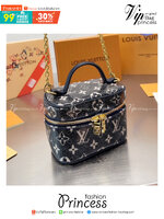 LV Micro Vanity - Wallets and Small Leather Goods M82467 / LV DENIM VANITY BAG พร้อมส่ง กระเป๋าสะพายใบเล็ก พร้อมสายโซ่อพะไหล่ทองถอดได้ ใช้ได้ทุกวันอย่างคล่องตัว