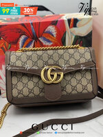 VIP GIFT 】หนังแท้ GUCCI Brown GG Marmont Shoulder Bag พร้อมส่งที่ไทย ได้ไปไม่ผิดหวังแน่นอนค่ะ! งานหนังแท้ชั้นดีที่สุดค่ะ สวยมาก อะไหล่ดูแพงทุกจุด ใบจริงสวยหรูดูแพง แมทกับชุดได้ทุกชุด สาวๆที่ได้ไปไม่ผิดหวังแน่นอน สินค้าคุณภาพ พร้อมส่งห้ามพลาดเลยนะคะ!