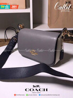 COACH SMALL JES MESSENGER WITH SIGNATURE CANVAS STRAP