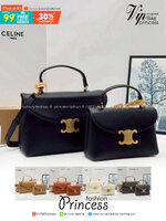 CELINE NINO BAG IN SUPPLE GRAINED LEATHER กระเป๋าสะพายพร้อมหูจับในตัว ดีไซน์แบบสวยสับดูแพงสุดๆ รูปทรงคลาสสิคทำให้ใช้งานได้ง่าย แมทช์ได้หลากหลายสไตล์ สวยมาก
