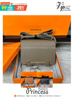 HERMES Chevre Mysore Geta Messenger Bag 20cm กระเป๋าทรงกล่องแมสเซ็นเจอร์แบรนด์หรู เอกลักษณ์ของความสง่างาม เกรดออริ สลับแท้ 1:1 ใช้งานต่างประเทศได้