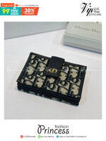 DIOR CARD HOLDER / DIOR Oblique 30 Montaigne monogram 5-gusset cardholder wallet กระเป๋าใส่บัตรแบรนด์หรู เป็นไอเท็มที่จัดสรรความเป็นระเบียบให้คุณได้ง่ายๆ มาพร้อมเสิร์ฟครบเซ็ท
